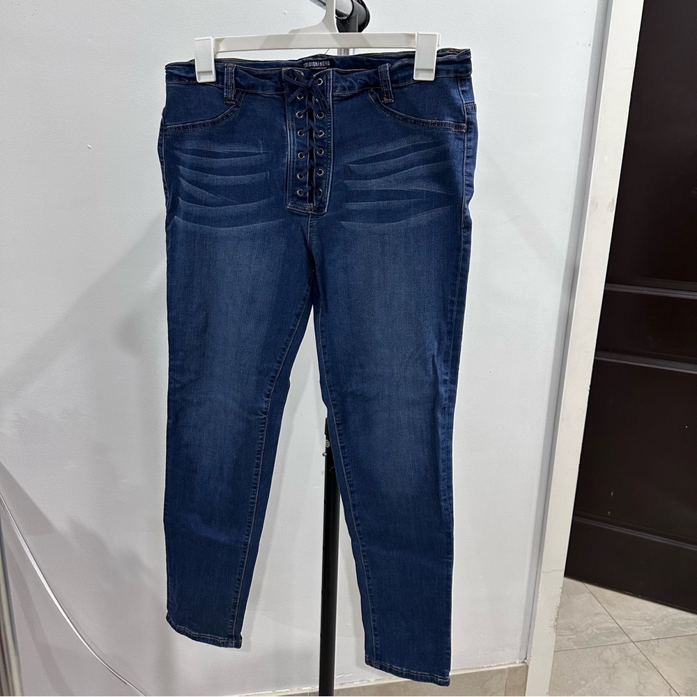 Fashion Nova Deep Blue Denim Jeans